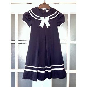 ✨EUC✨ RARE EDITIONS GIRLS NAVY SAILOR DRESS 💙⚓️